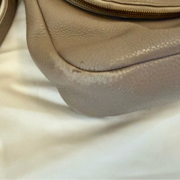 HOBO Fern Messenger Crossbody Leather Bag in Graphite - Picture 6 of 7